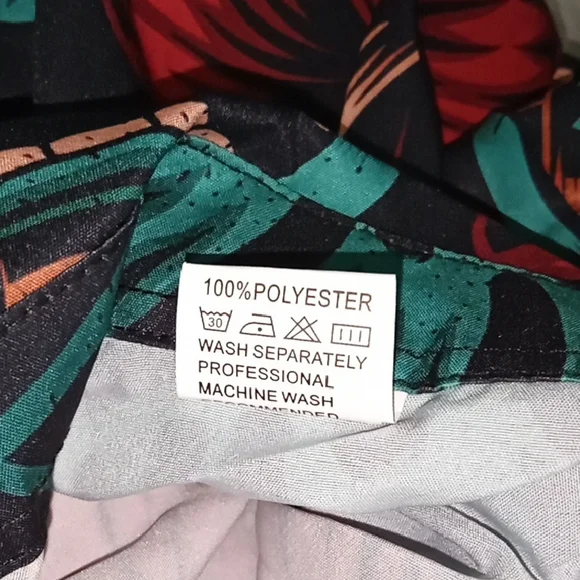 Tropical Hawaiian Tiki XL Men's Shirt - Picture 2 of 3